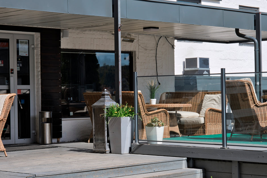Restaurantmiljø hos Torino's i Hønefoss